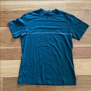 LULULEMON Striped Short Sleeve Shirt